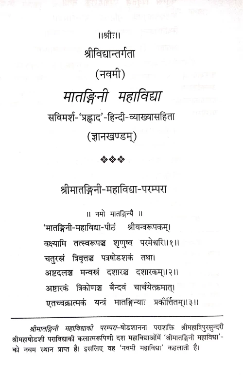 Matangini Mahavidya (IX)